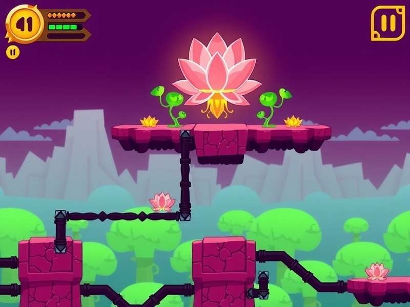 Lotus Labyrinth Hero gameplay screenshot